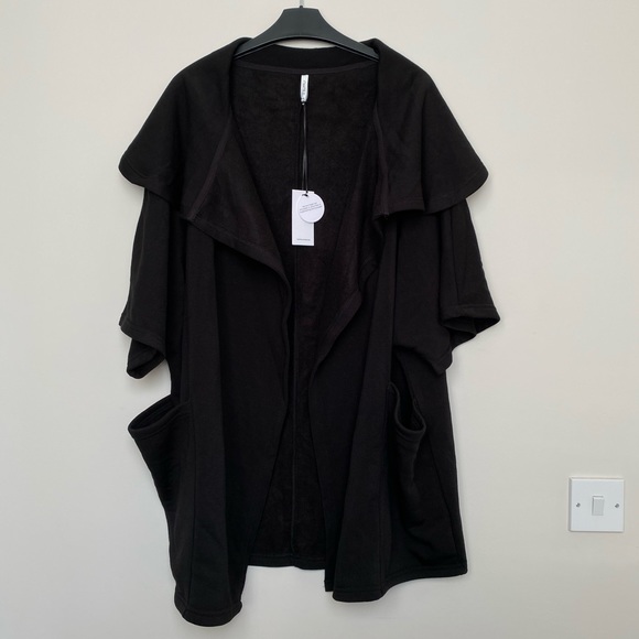 🔴 B3G1 🔴 NWT Vici Pocketed Fleece Cardigan in Black - Picture 2 of 4